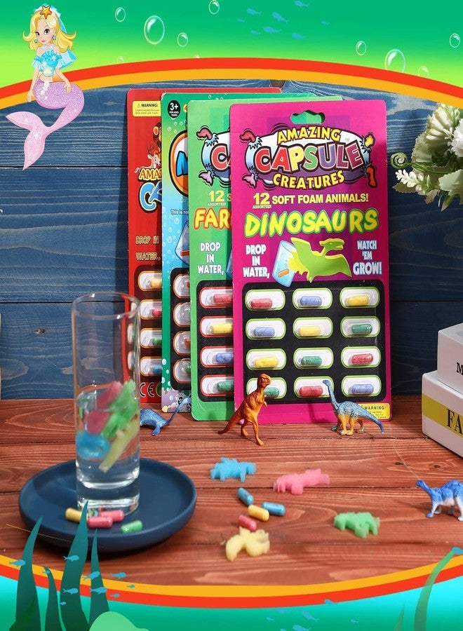 AEC Buko Amazing Creatures Grow in Water Soft Animal Magic Capsule Perfect for Kids Animal and Creature Learning, Novelty Return Gifts for Birthday Parties (Pack of 4(Dinoasaurs)) - Image 3