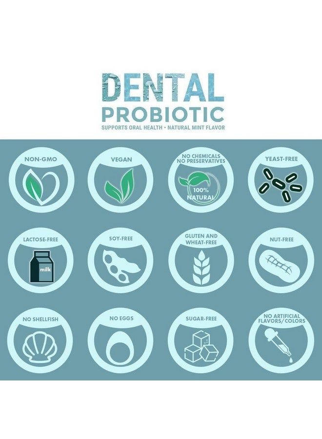 Replenish the Good Replenish the Good Dental Probiotic, 30 Sugar Free Chewable Tablets, Mint Flavor - Vegan Supplements w/BLIS K12 & M18 - Boosts Oral Health - Fights Bad Breath (Halitosis), Tooth Decay, Strep Throat  - Image 4