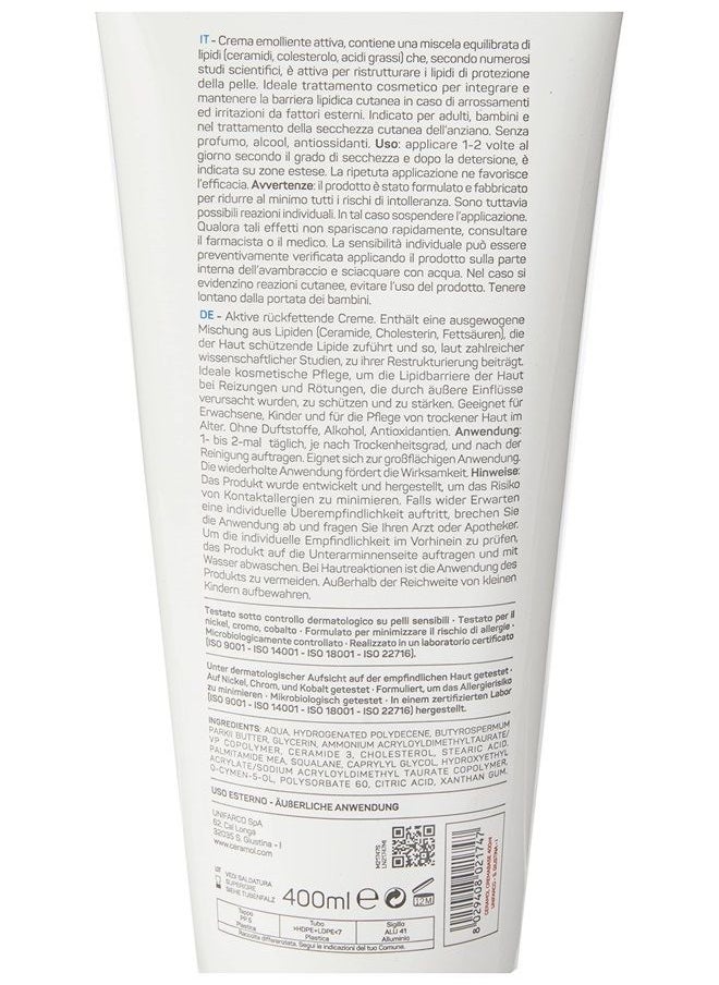 HENSITA - Ceramol 311 Cremabase Skins hyperactive Intolerant Allergic 400ml - Image 1