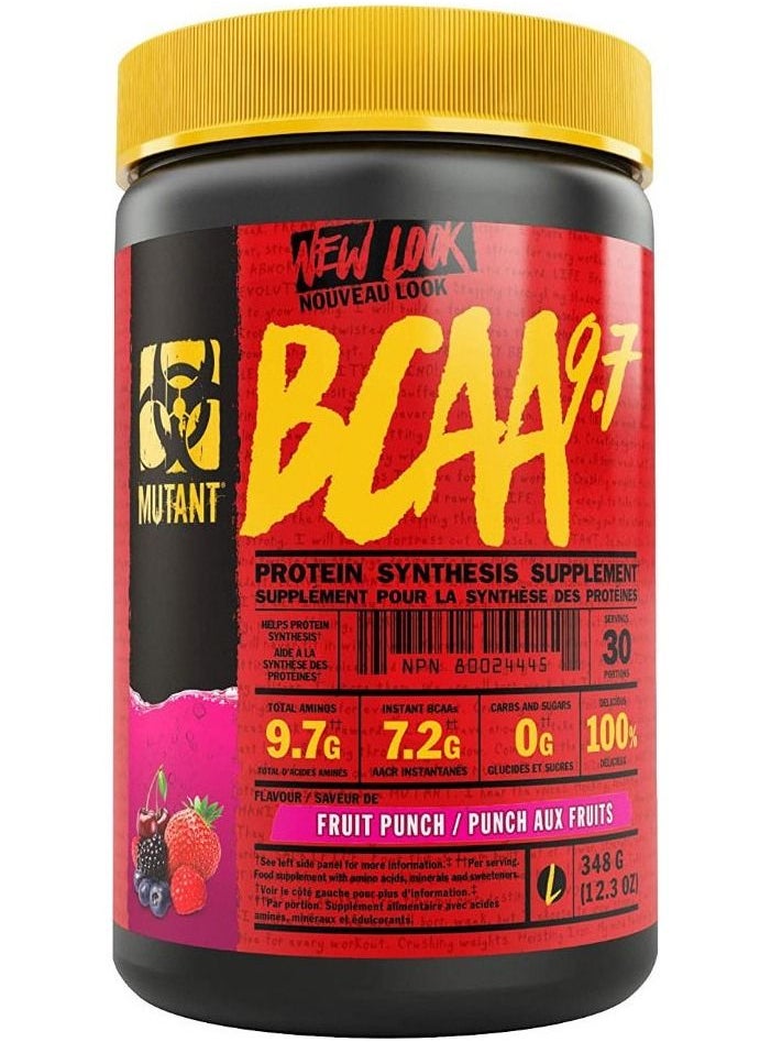 Mutant - Mutant BCAA 9.7 Fruit Punch 30 Servings 348g - Image 1