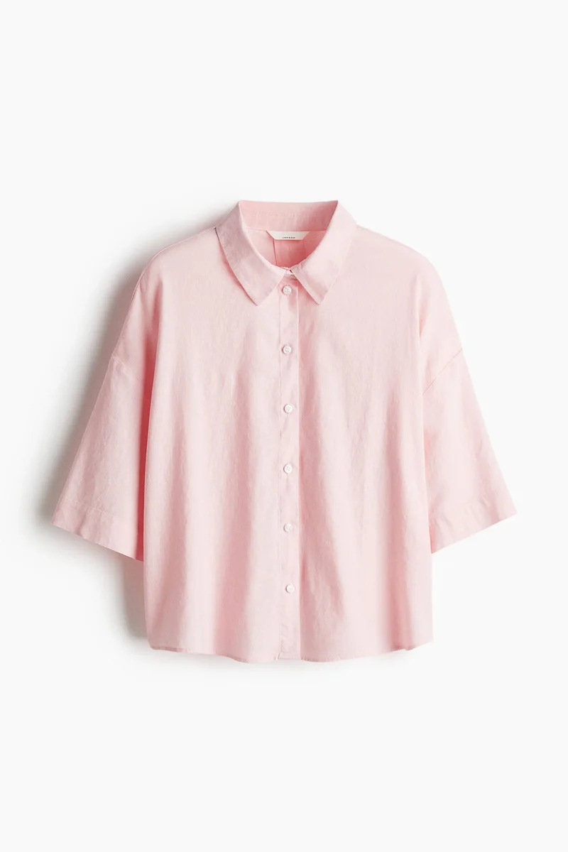 H&M Linen-Blend Shirt