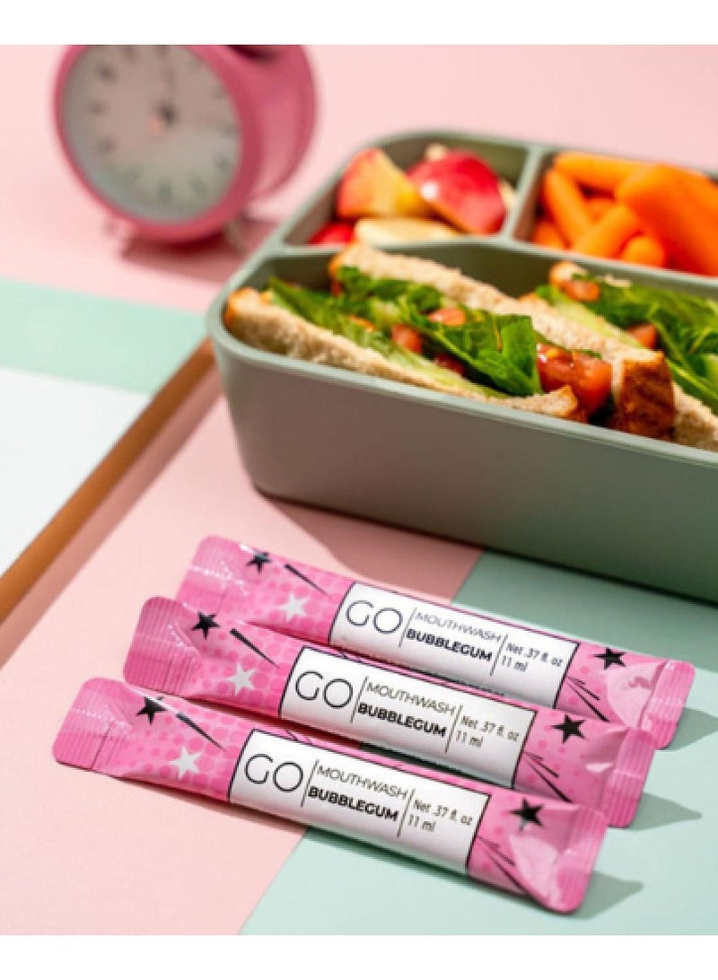 Go Mouthwash Exershield Go Pink Mouthwash - 5 Sachets - Image 2