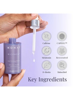 monat MONAT IR Clinical™ Hair Thinning Defense Serum - Hair Restoration Serum Packed with Natural Bioactive Ingredients - Hair Density Booster for Thicker Fuller Hair - Scalp Nourishing Serum  - Image 4