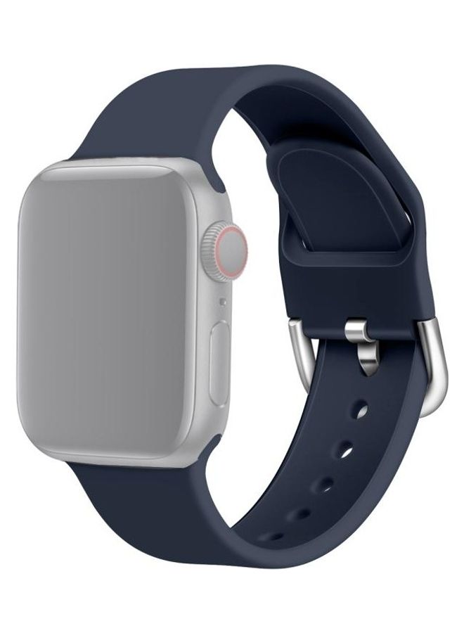 BGM Replacement Band for Apple Watch Series 1/2/3/4/5/6/SE 38/40mm Blue - Image 1