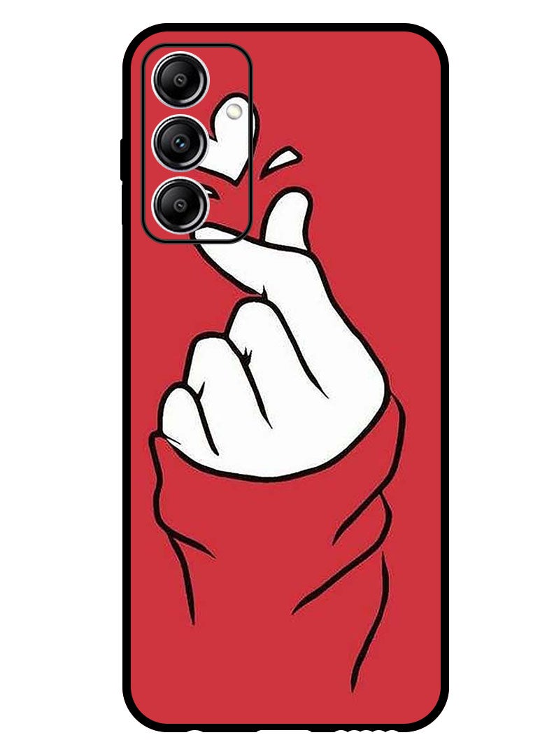 Theodor Protective Case Anti Scratch Shock Proof Bumper Cover For Samsung Galaxy A35 Snap Love Red - Image 1
