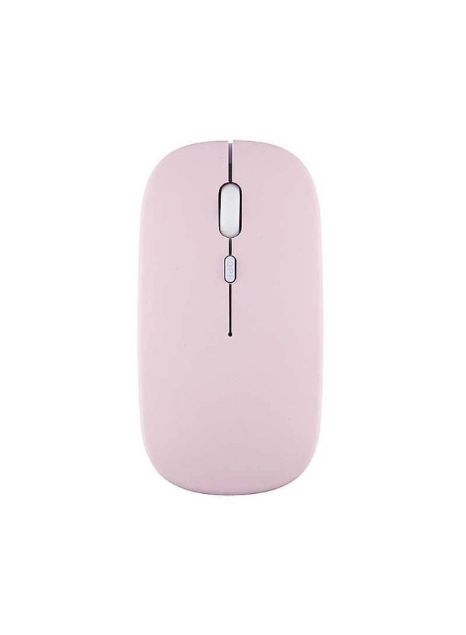 Wireless Mouse For Ipad Phone Tablet Mute Mini Girls Cute Computer Office Bluetooth Mouse-Color:Dual-mode Charging Mouse-dark Purple - Image 2