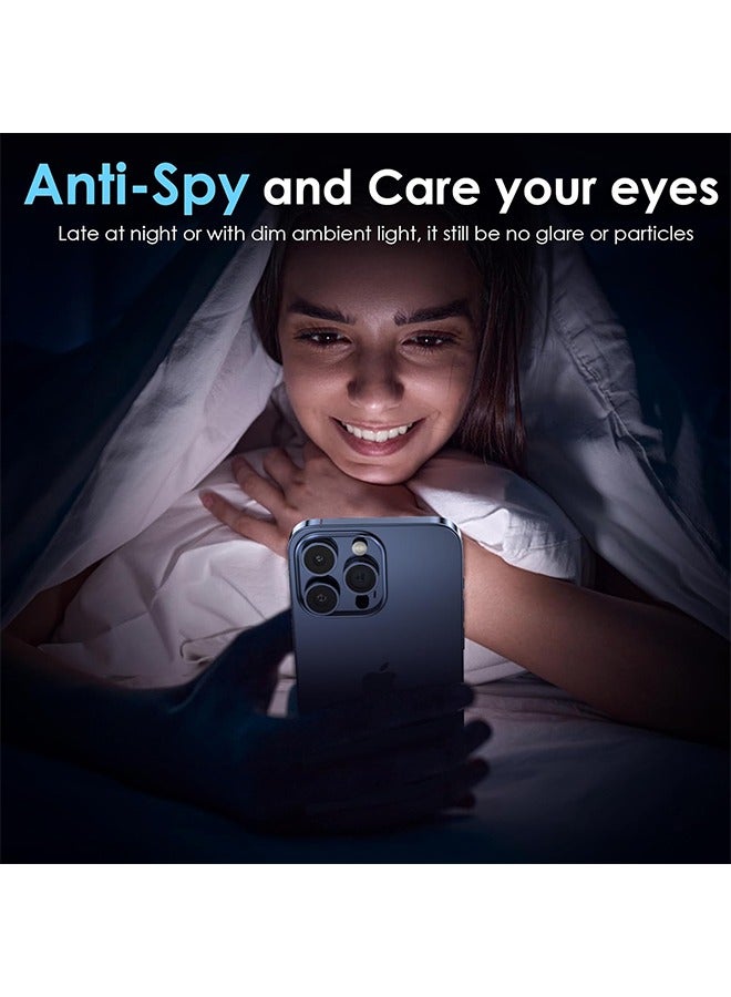 X-level 2 Pcs iPhone 16 Pro Max Privacy Screen Protector, Easy Installation with Alignment Frame, Anti-Drop and Anti-Scratch, Case Friendly Anti-Spy Anti-Fingerprint - Image 4