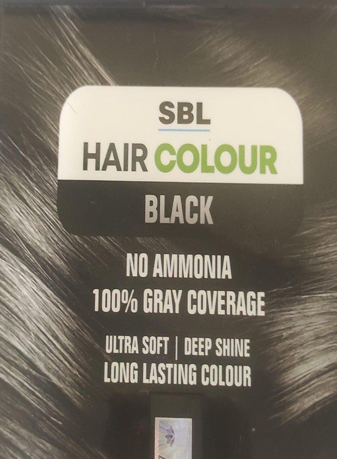 SBL Hair Colour Powder, 330g (Pack of 12) - Black - Image 4