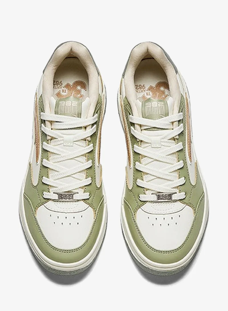 ANTA Green/Beige 982 lifestyle X-Game Shoes Comfortable Sneakers Green for Women | Best Price UAE