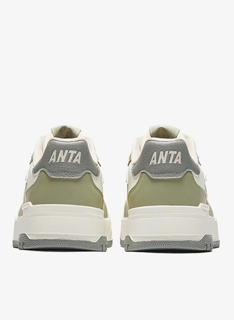 ANTA Green/Beige 982 lifestyle X-Game Shoes Comfortable Sneakers Green for Women | Best Price UAE
