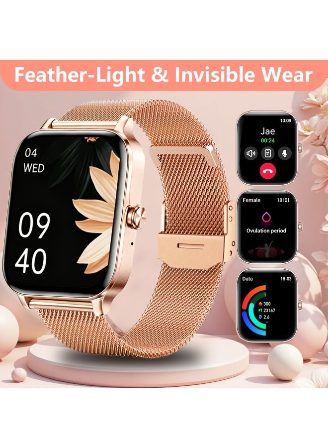 TDZDDYS Ultra-Light Smart Watch, Bluetooth Calling Fitness Tracker, 1.83" HD Display Waterproof Sports Watch for Men Women, Compatible with Android iOS - Image 2