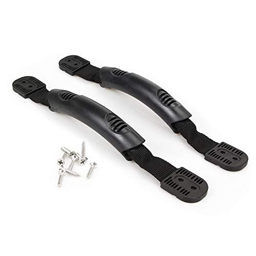 Boncas Replacement Kayak Side Mount Carry Handles with Hardware Soft Grip Handle Durable Webbing Heavy Duty Canoe Handle Kit (2 Pack) - Image 1