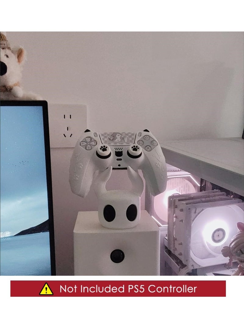 Kiboule Cute Cat Paw PS5 Controller Skin Set,Anti-Slip Silicone Protective Cover Skin Case for PS5 Wireless Controller with 2 Thumb Grip Caps and 1 Sticker - White  - Image 4