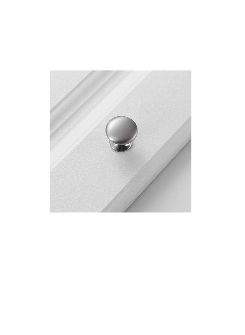 ROBUSTLINE Dressing table handle Wardrobe Cupboard Handle, Modern Door Handles, Kitchen Cabinet Handles, Silver Knobs,Furniture Hardware, Drawer Pulls knobs ( 12 PIECES)  - Image 1