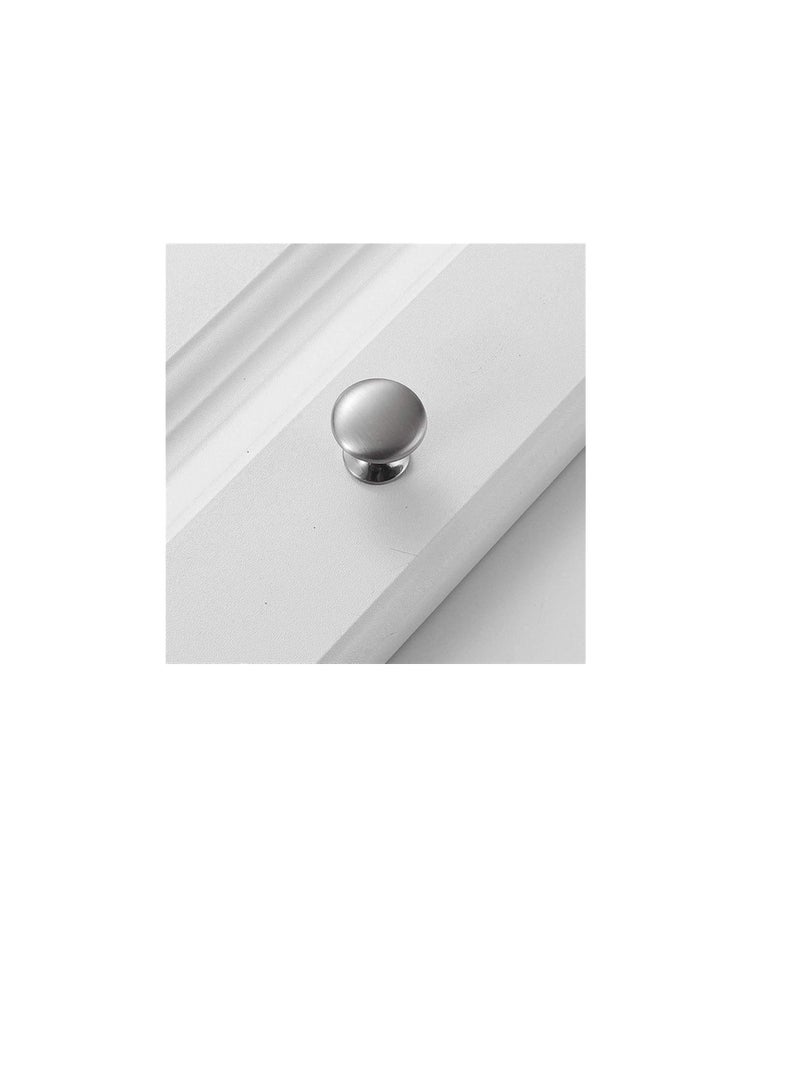 ROBUSTLINE Dressing table handle Wardrobe Cupboard Handle, Modern Door Handles, Kitchen Cabinet Handles, Silver Knobs,Furniture Hardware, Drawer Pulls knobs ( 12 PIECES)  - Image 3