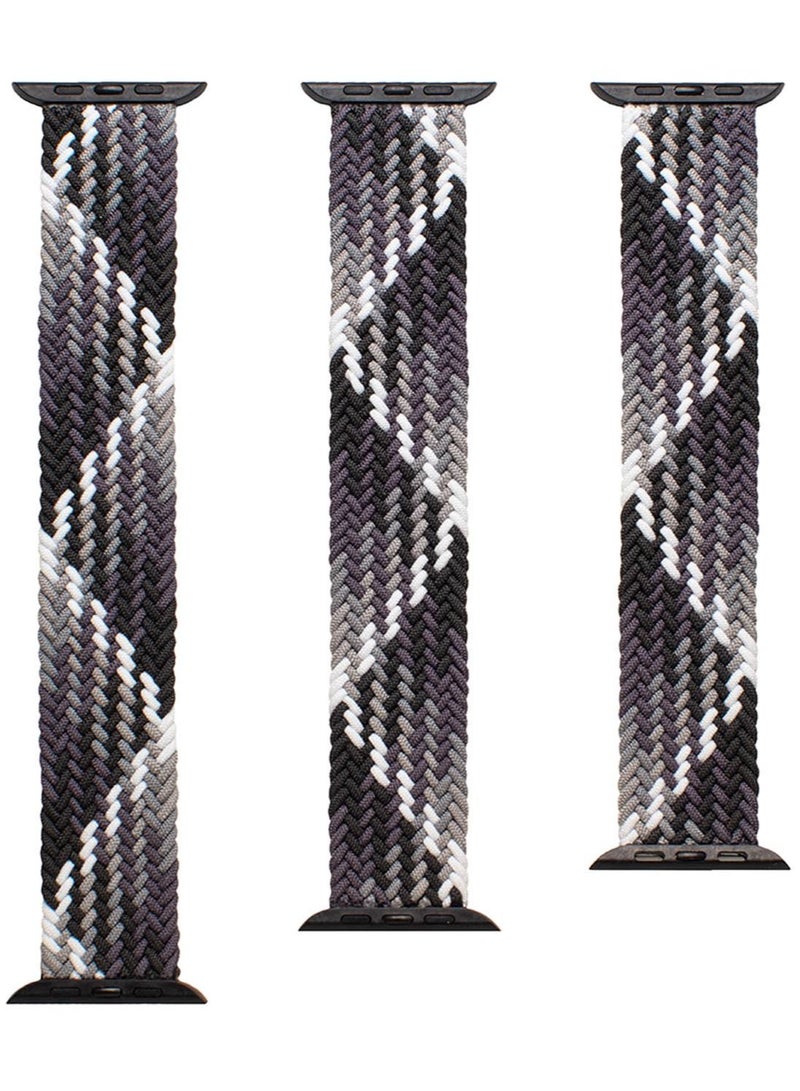 Gear4 Braided Apple Watch Series 8/7 (45mm), Series 6/SE/5/4 (44mm) and Series 3/2/1 (42mm) Band - Storm - Image 4