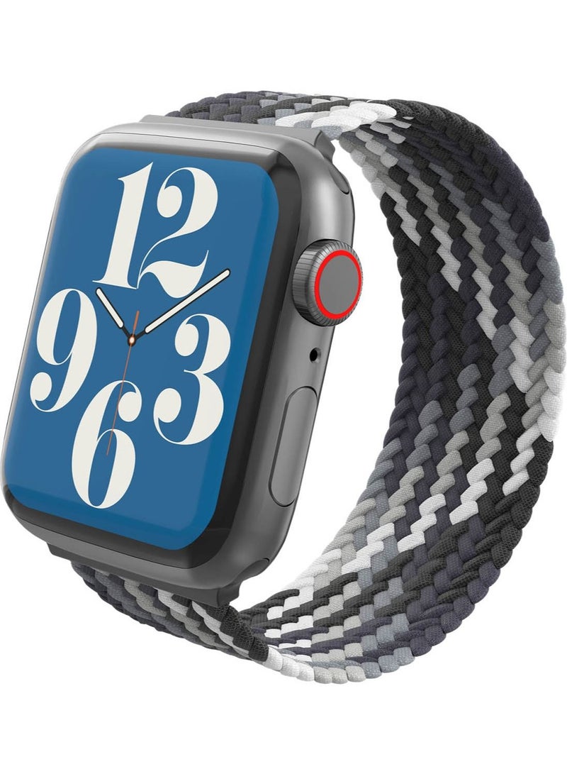 Gear4 Braided Apple Watch Series 8/7 (45mm), Series 6/SE/5/4 (44mm) and Series 3/2/1 (42mm) Band - Storm - Image 2