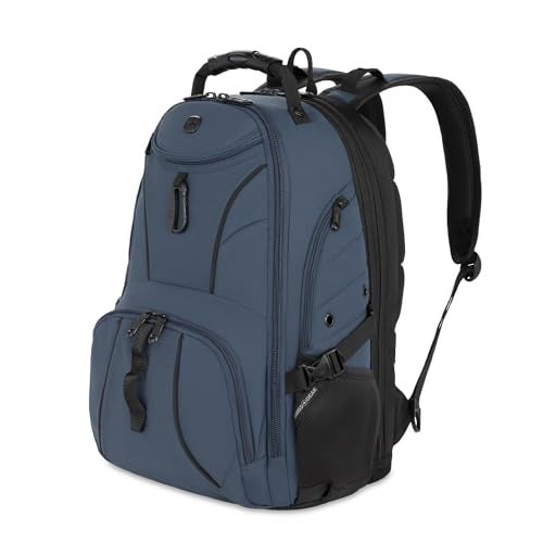SWISSGEAR حقيبة ظهر لابتوب SwissGear 1900 Scansmart TSA 17 بوصة، توت، 19 بوصة - Image 1
