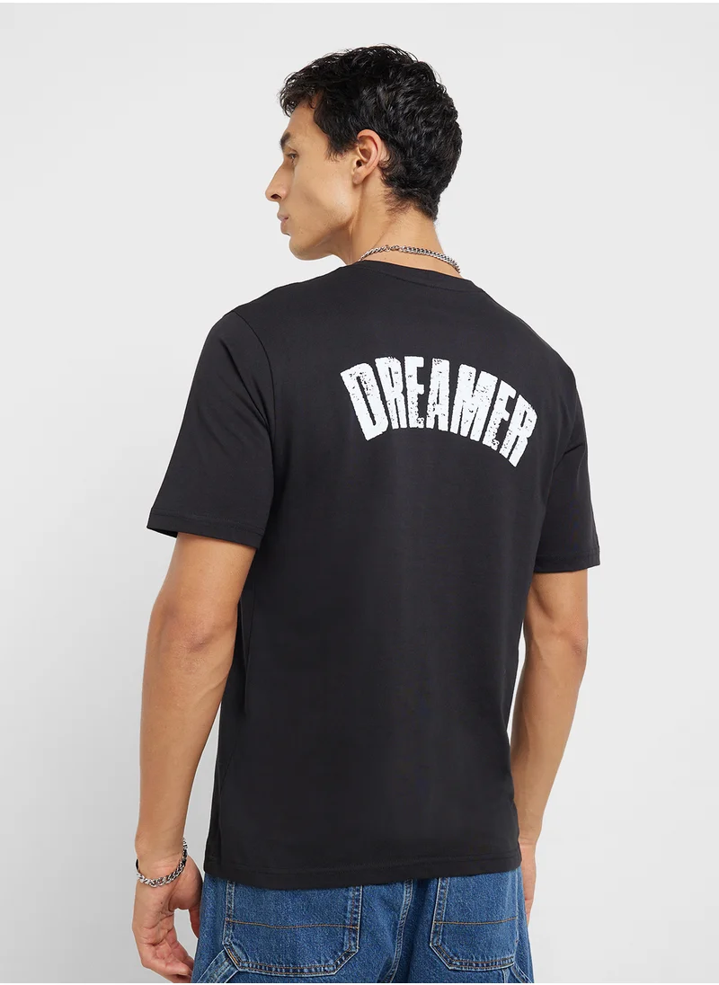 سفنتي فايف Oversized Graphic T-Shirt