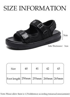 DUNISO Men's Sandals Lightweight Slide Sandal with Non-slip Soles Thick Sole Beach Sandal Open Toe Breathable Slip-on Sandal House Flat Sandal for Indoor and Outdoor  - Image 4