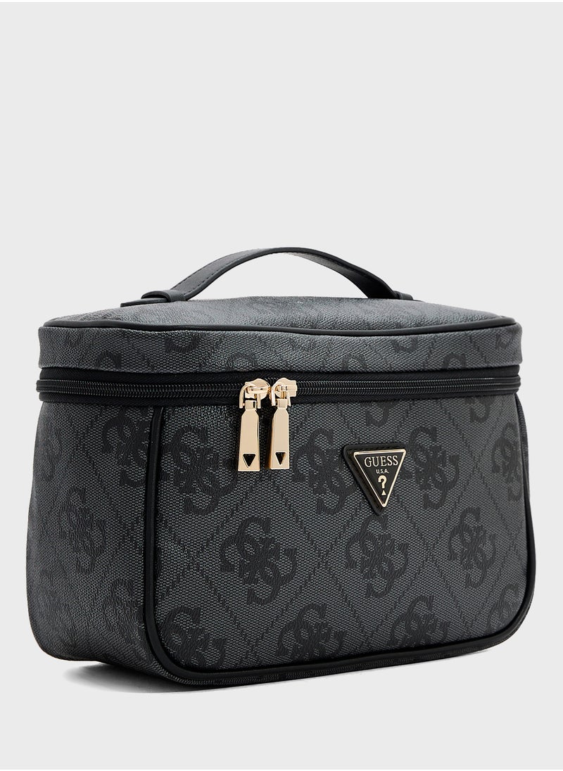 GUESS Logo Cosmetic Organiser Bag  - Image 4