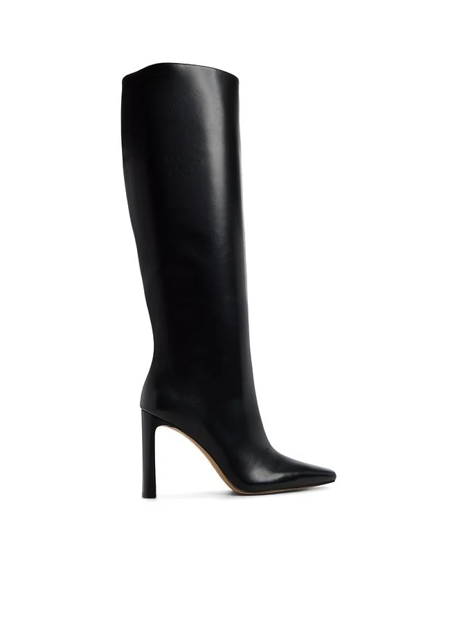 Elyne Ladies Black Knee-High Boots