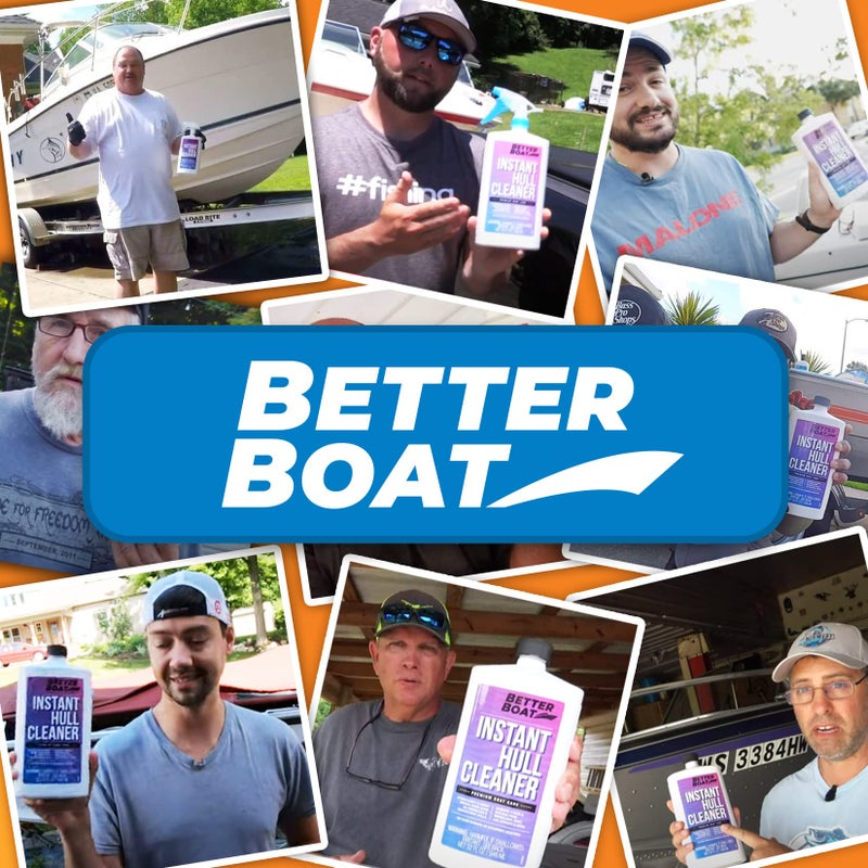 Better Boat Fiberglass Boat Hull Cleaner for Boats & Boat Cleaner Cleaning Supplies Marine Metal Stain Remover and Restorer Boat Soap Wash Pro Products Clean Deck Pontoon & Sailboat & Boat Deck Cleaner - Image 3