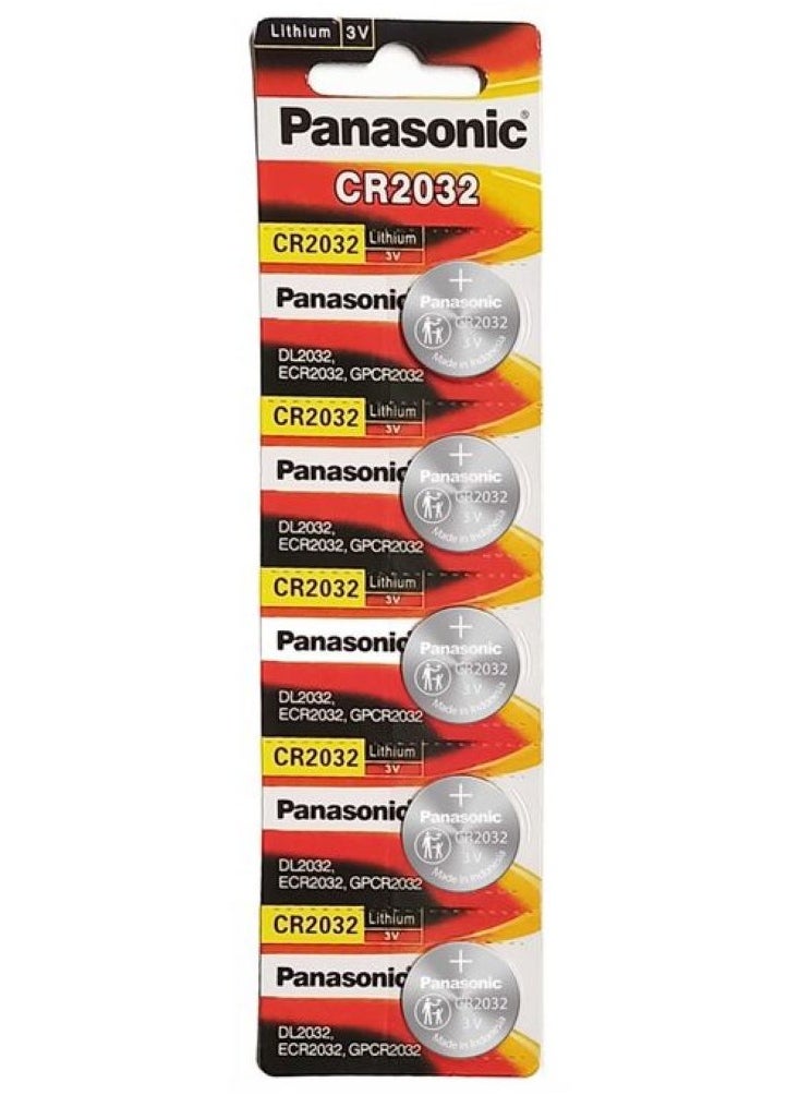 Panasonic CR2032 Lithium Battery Silver 