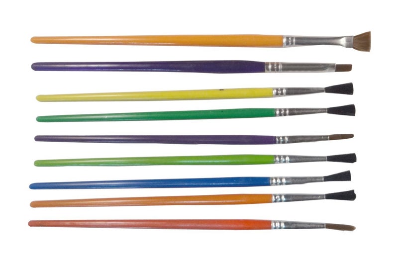 KABEER ART Set of 15 Paint Brushes and Foam Brushes of Various Sizes for Painting - Image 3
