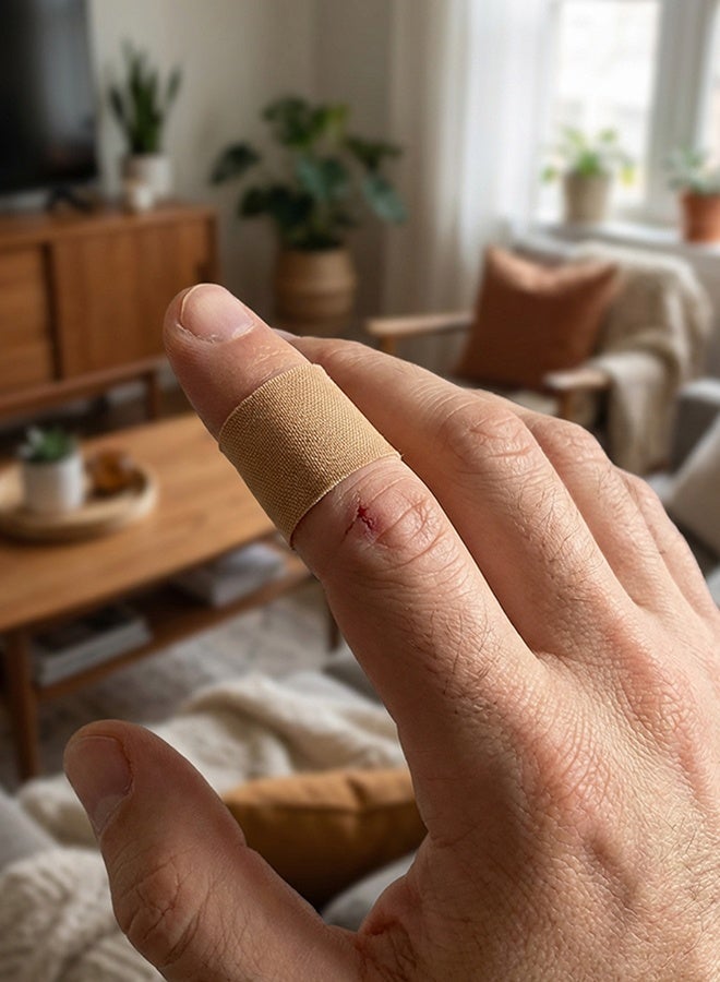 Lasertec Tex First Aid Plaster Set – Assorted Shapes & Sizes, 10-Piece Box - Image 2