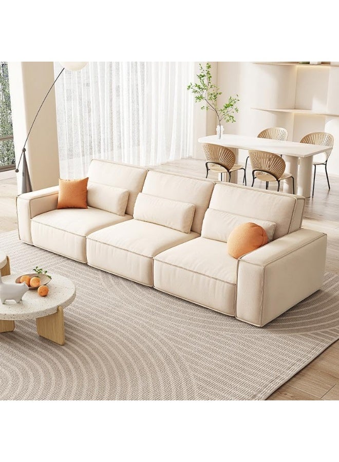 Comfynest Comfynest Contemporary Off 220.98 X 99.06 X 88.9 Cm Off-White  - Image 1