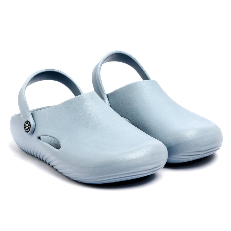 Face Aqua Blue Clogs for Men - Image 5