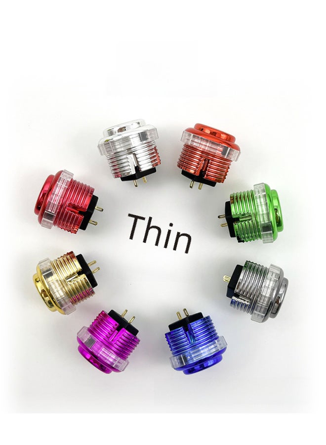 QANBA Boxing Gravity Spiral Plating Mute Mechanical Shaft Arcade on 30mm Spiral on Arcade Accessories-Product Color:F01 Metallic Royal Blue - Image 2