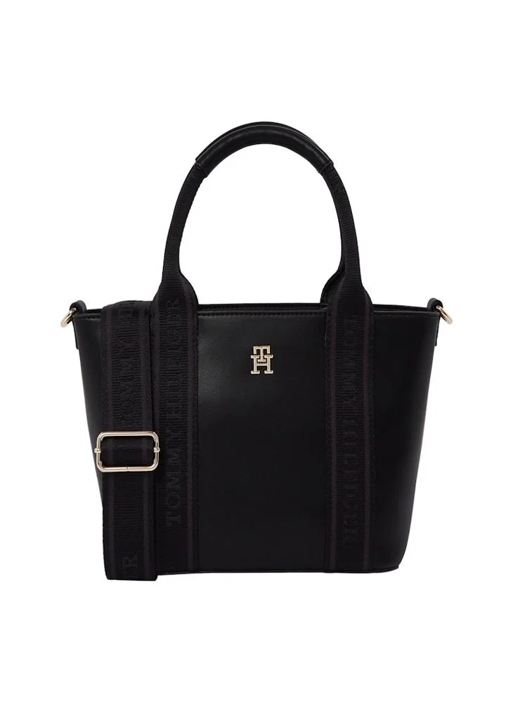 تومي هيلفيغر Logo Detail Zip Over Tote