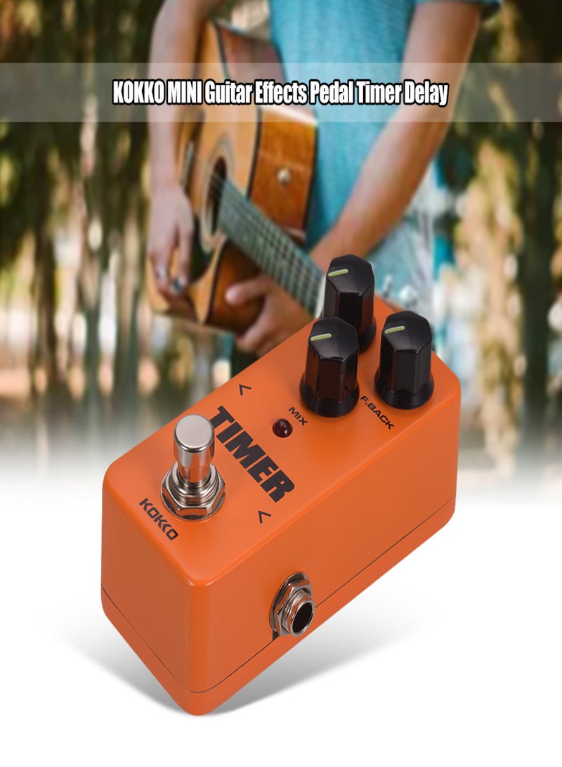 KOKKO FD2 MINI Effects Pedal Timer Digital Analog Delay True Bypass Electric   Guitar Effect Pedal - Image 4