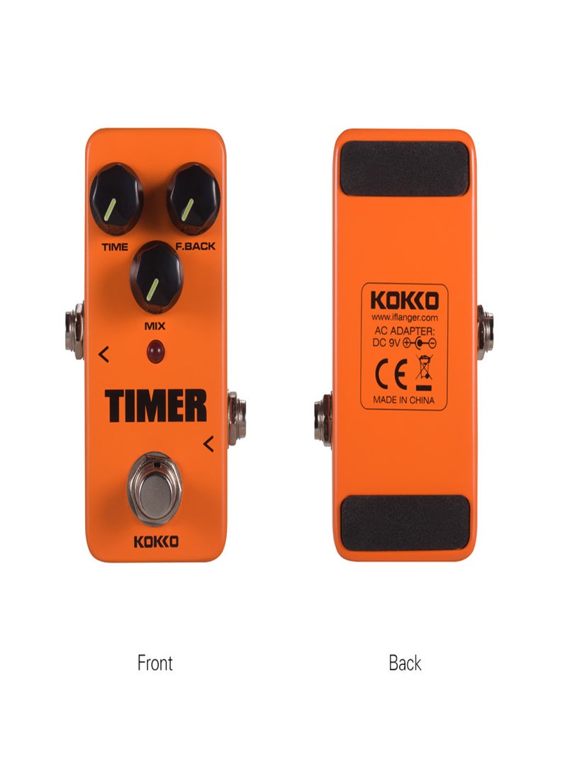 KOKKO FD2 MINI Effects Pedal Timer Digital Analog Delay True Bypass Electric   Guitar Effect Pedal - Image 2