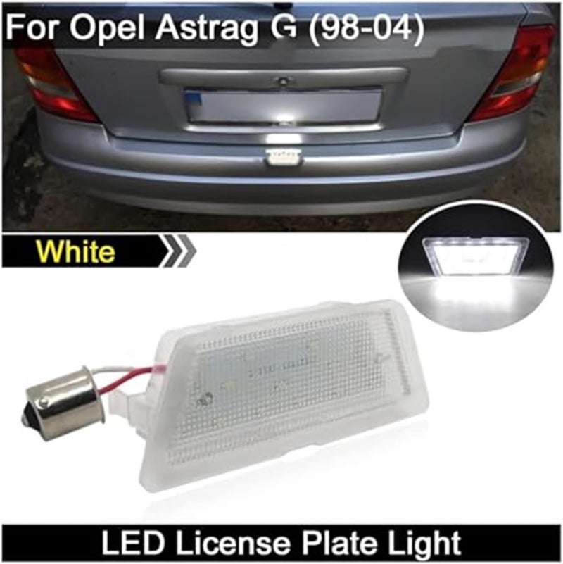 Vuzmode Car Rear White License Plate Light for Opel Astra G - Image 5