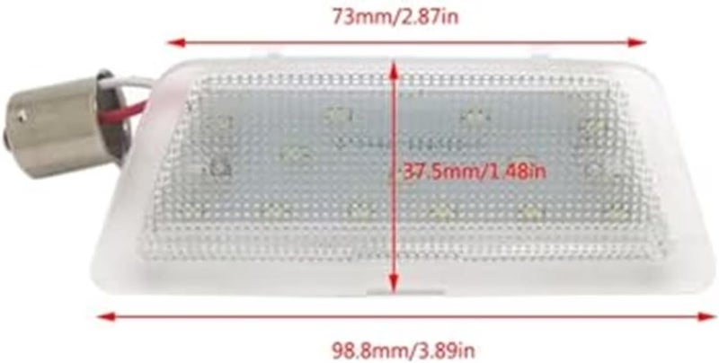 Vuzmode Car Rear White License Plate Light for Opel Astra G - Image 3