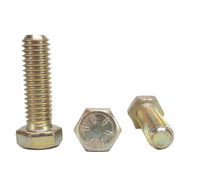 Chenango Supply 3/8-16 x 1-1/4" Hex Head Bolts, Grade 8 (3/4" to 4" Lengths in Listing) Hex Head Cap Screws (3/8-16x1-1/4 (25 pcs)) - Image 1