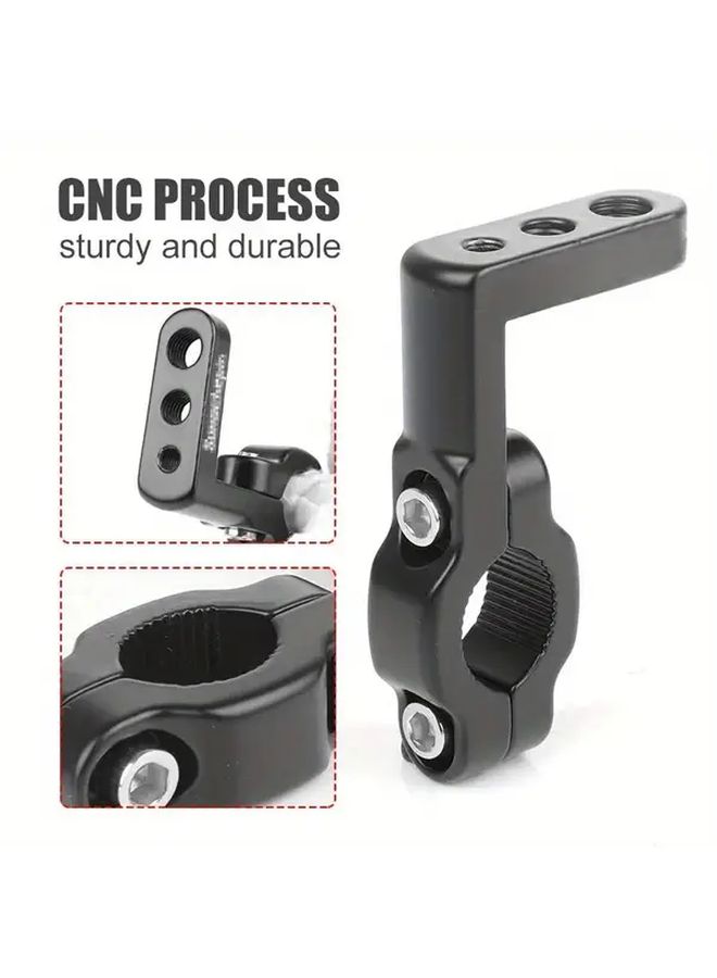 2pcs Heavy Duty Motorcycle Mirror Mount Bracket M10 M6 Thread Ebike Accessories - Image 4