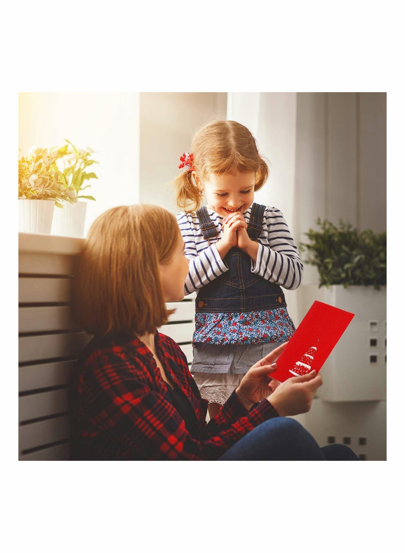 Zikra 2 Packs 3D Happy Birthday Pop Up Card LED Light Happy Birthday Music Greeting Cards Handmade Birthday Cards with Envelope for Family Friend Boy Girl and Kids - Image 3