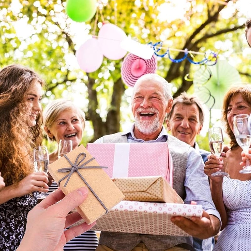 6 قطع من علبة أحمر الشفاه الورقية الأنيقة بتصميم ربطة الحزام لتغليف العطلات - Image 3