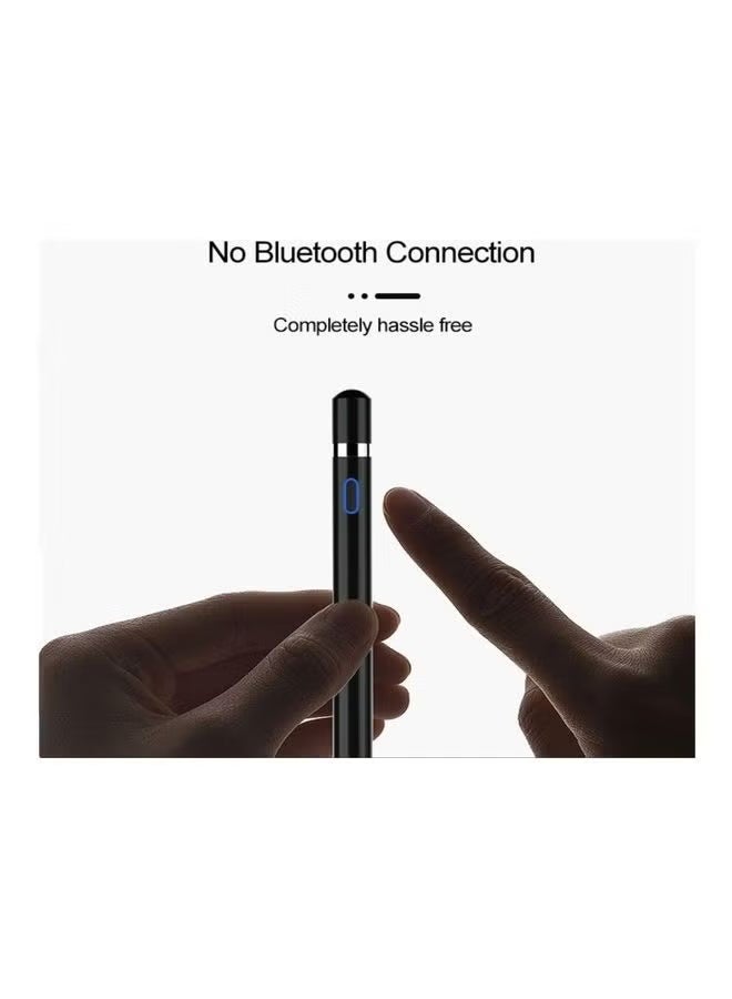 إنتاج قلم ستايلس سعوي مناسب لأجهزة Apple iPad/الأجهزة اللوحية/MediaPad (أسود) - Image 4