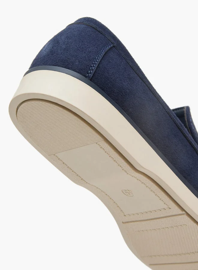 LBL by Shoexpress NAVY Men Textured Slip-On Loafers for Men | Best Price UAE