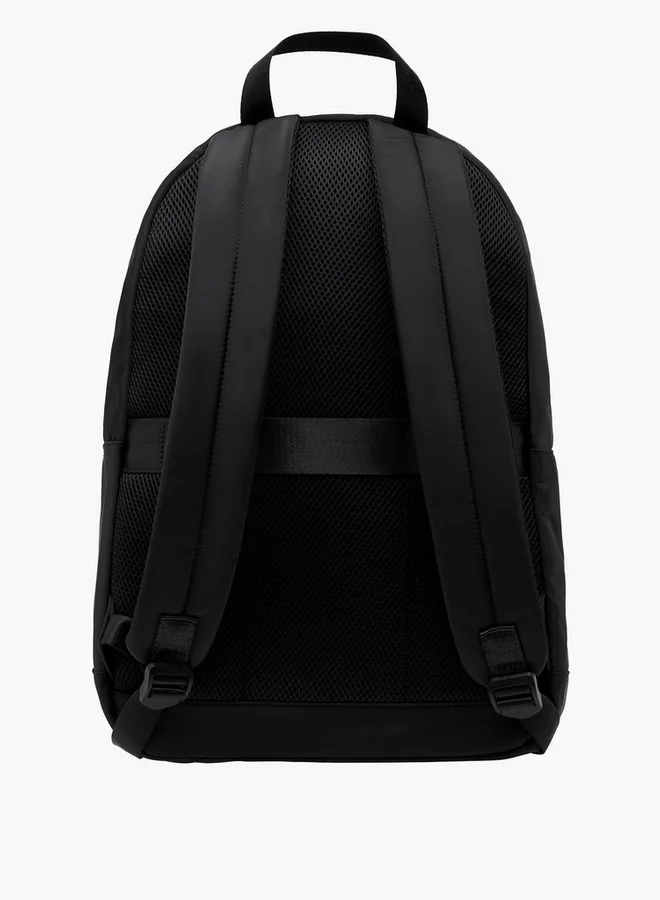 Lee Cooper Solid Backpack with Zip Closure and Adjustable Strap - 12x30x45 cm