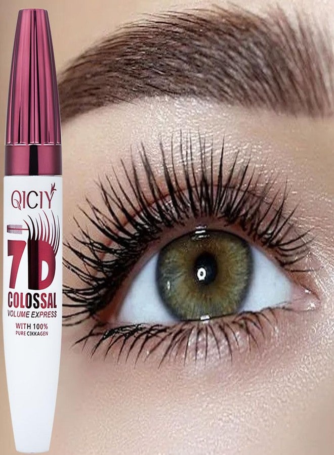 BANGFENG 7D Colossal Mascara, Fiber Lash Waterproof Volumizing & Lengthening Black Mascara for Older Women 60 Plus, Smudge-Resistant, Curling, Long-Lasting Volume, Natural Lashes - Image 5
