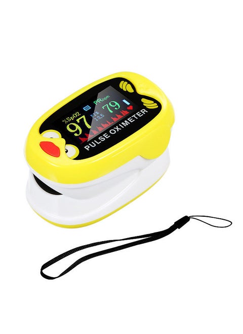 Multi-function Finger Pulse Oximeter USB Rechargeable Blood Oxygen Sensor SpO2 PR PI Monitor with TFT Display Portable Finger Pulse Oximeter Creative Cute Oximeter for Home Sports Travel