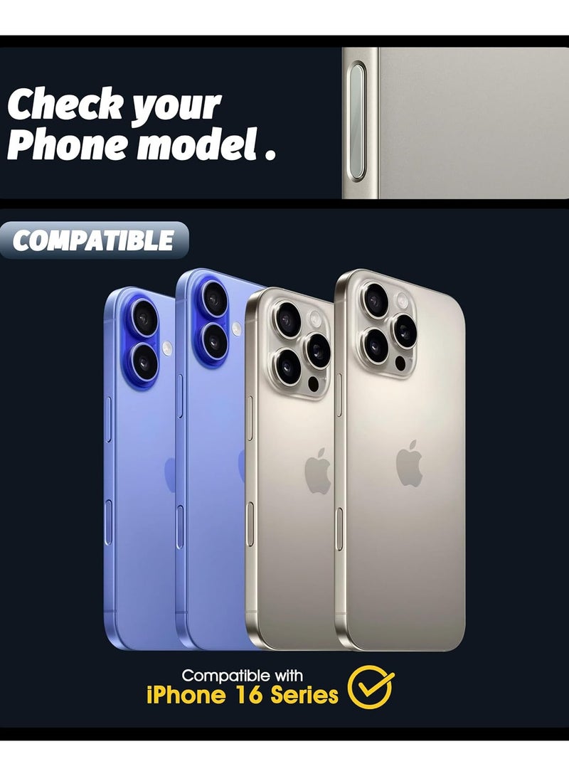 4 Pack Compatible for iPhone 16/16 Plus/16 Pro/16 Pro Max Camera Control Capture Button Protector, Tempered Glass High Definition Strong Protection -Titanium Gray - Image 2