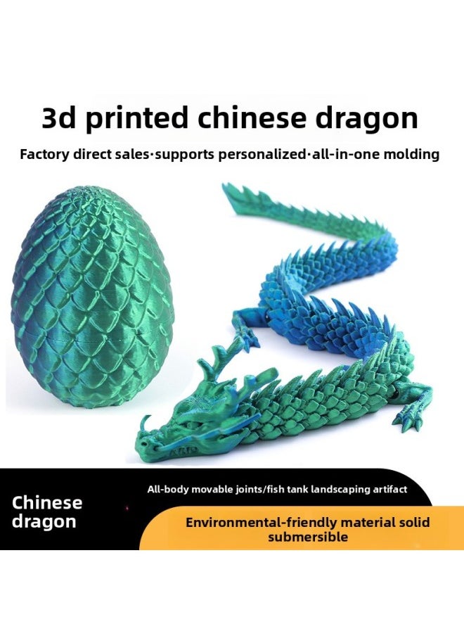 3D Printing Dragon Egg Toy Ornaments Full Joint Activities Internet Red Creative Small Hand-made Fish Tank Landscape-Color:3D Dragon Egg-Radiant Purple  - Image 2