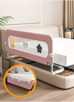 MIXDE Toddler Bed Rails for Crib, Foldable Bed Rail for Toddlers, Portable Bed Rails Guard Bumper for Kids, Safe Bed Side Rail for Twin, Queen, King, Full Size Beds  - Image 1